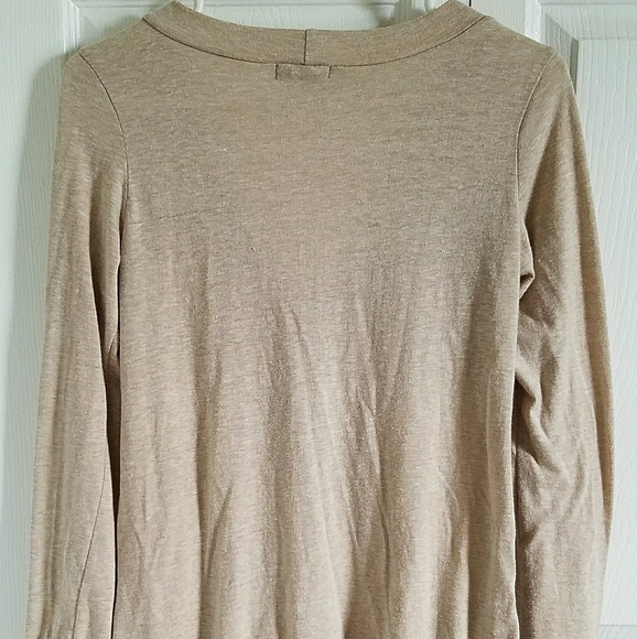 🦊 BDG Cream Cardigan Sweater V Neck w/ Pockets - Picture 5 of 7
